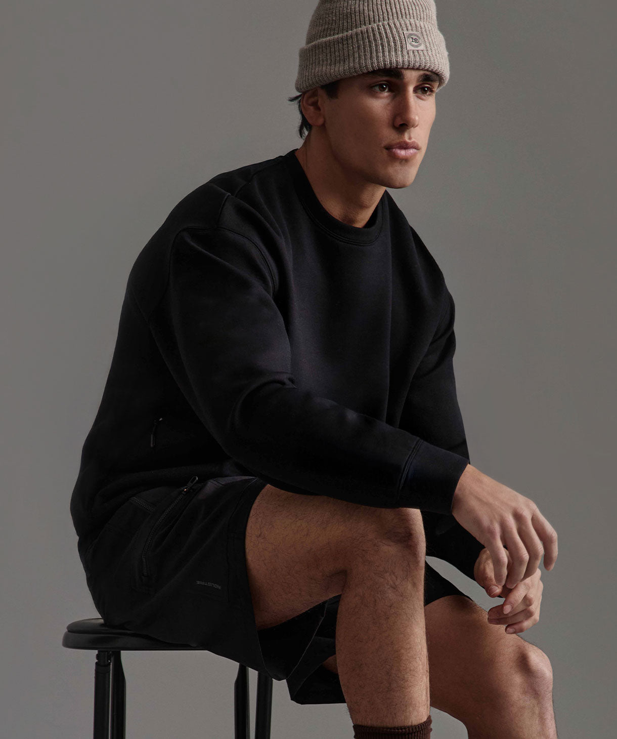 The Tech Del Sur Sweat - Solid Black