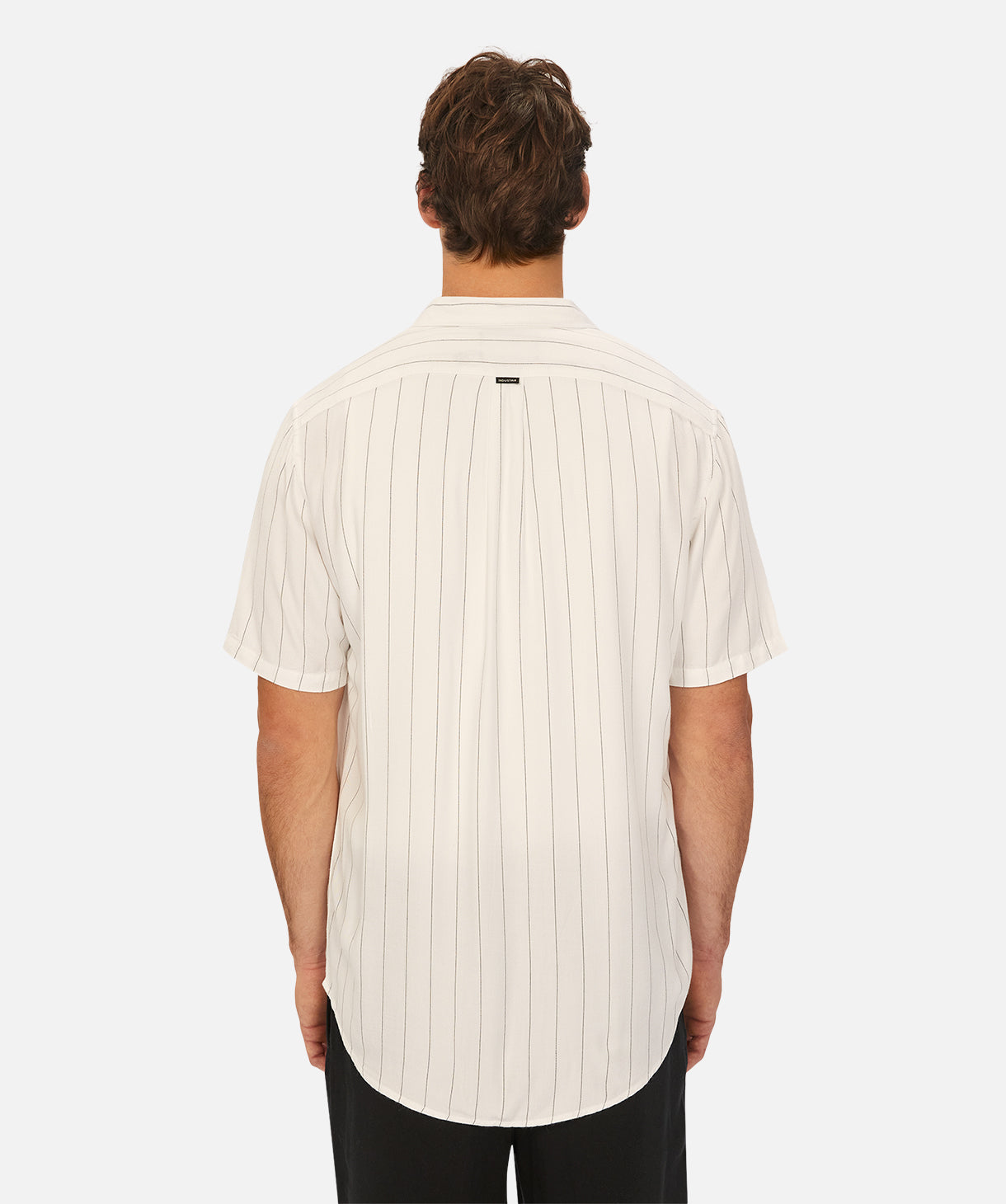 The Torrera Short Sleeve Shirt - White Black