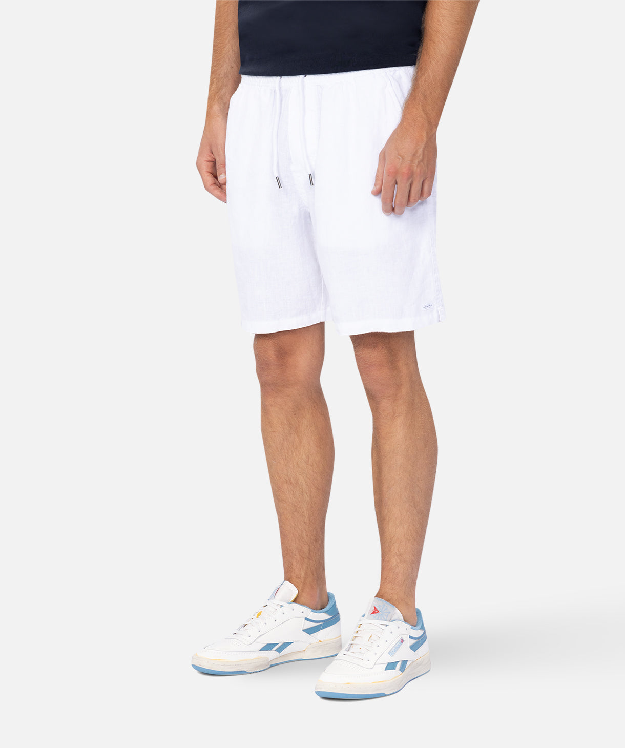 The Marina Linen Short - Antique White