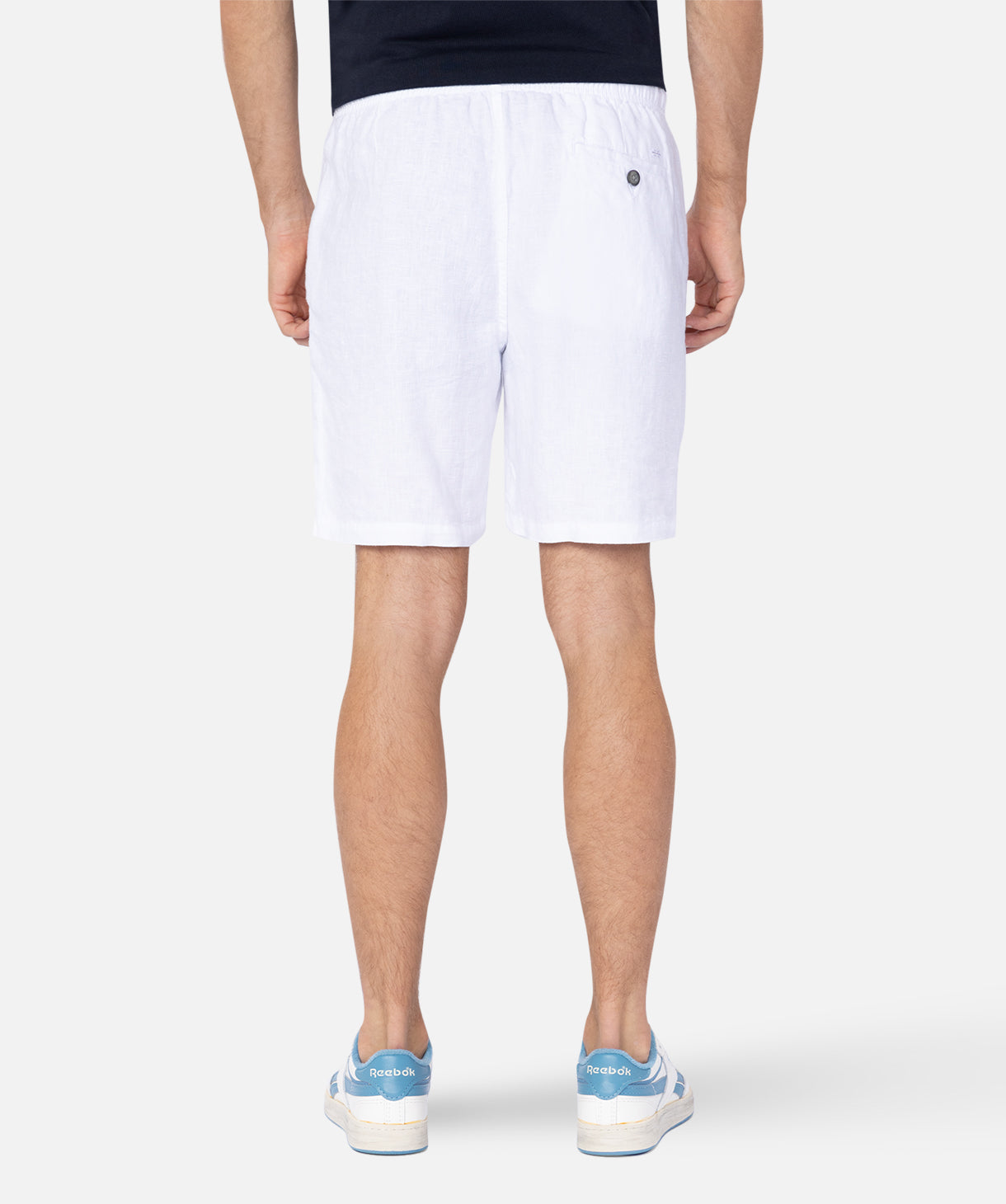 The Marina Linen Short - Antique White
