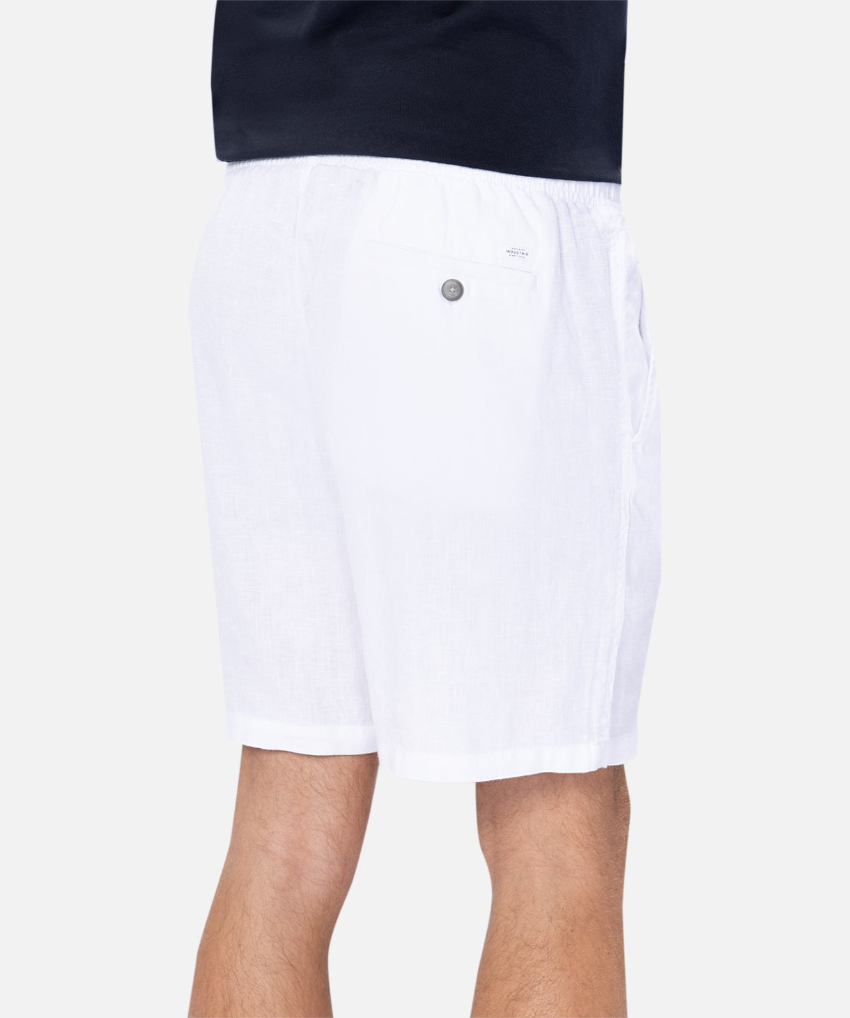 The Marina Linen Short - Antique White