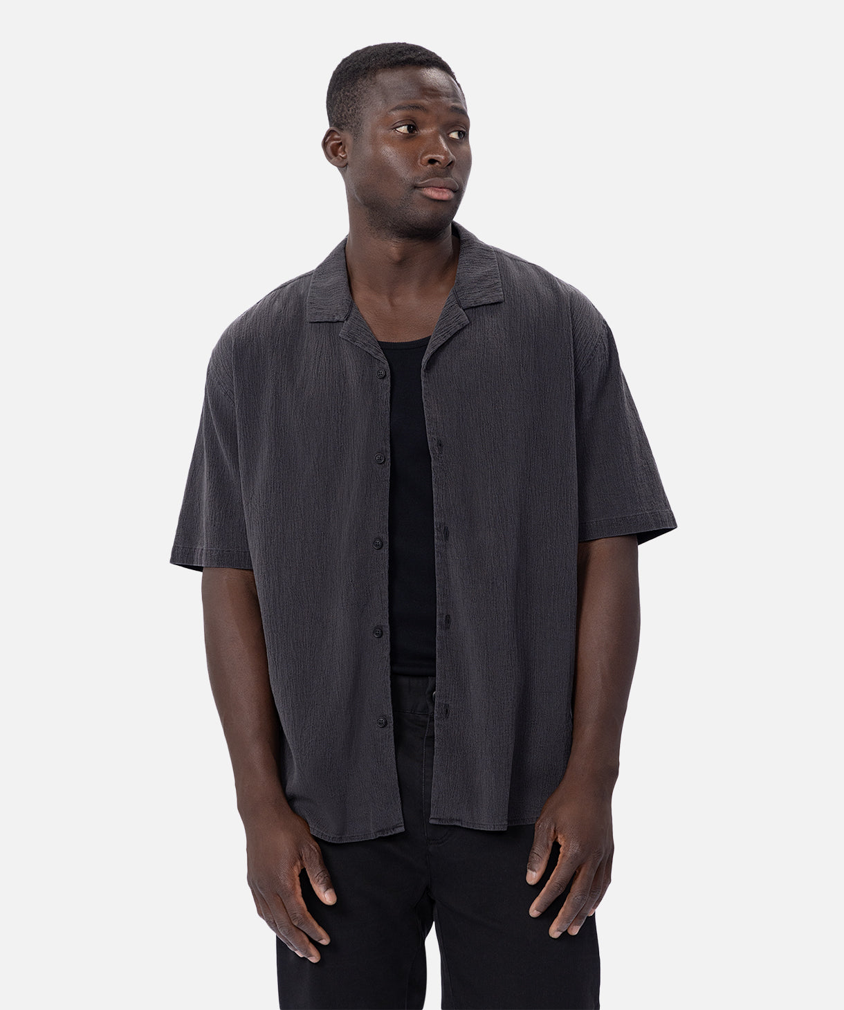 The Magna Short Sleeve Shirt - Onyx