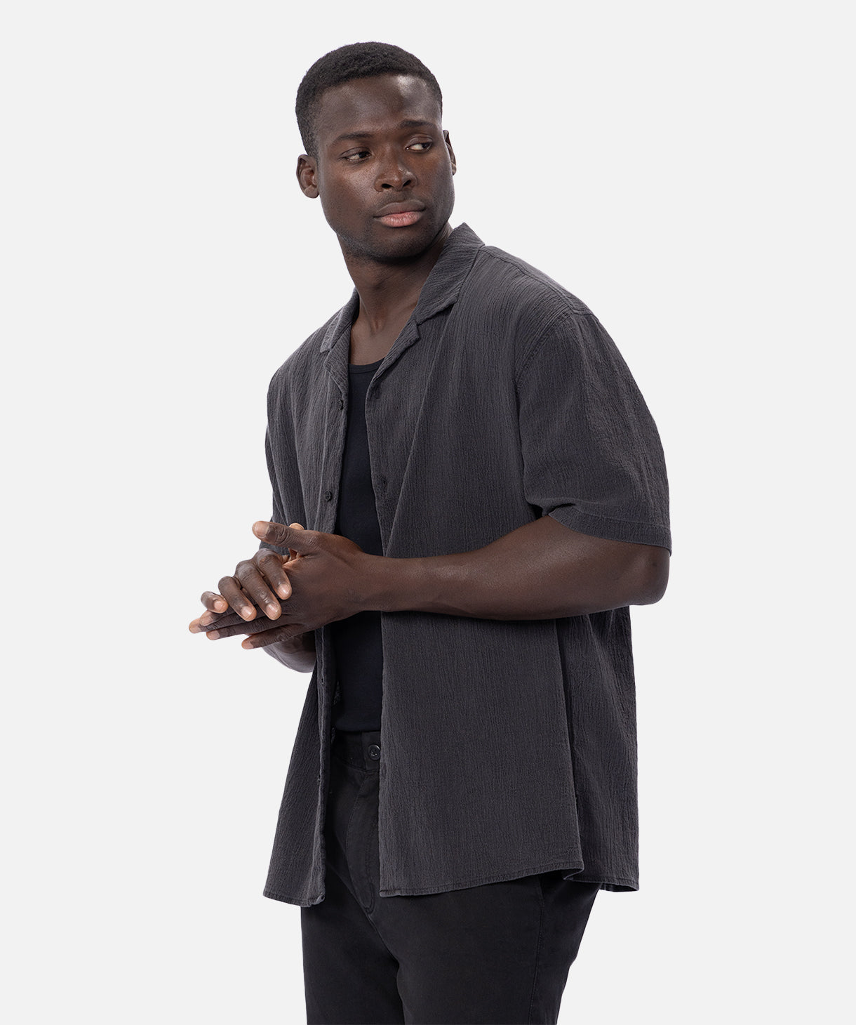 The Magna Short Sleeve Shirt - Onyx
