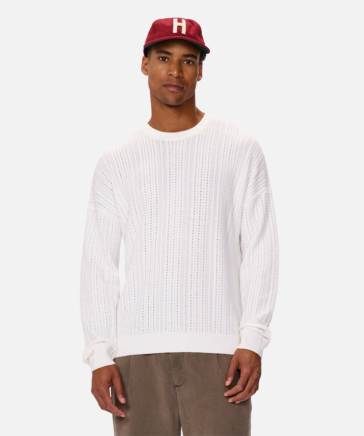 The Alessio Crew Neck Knit - Ivory