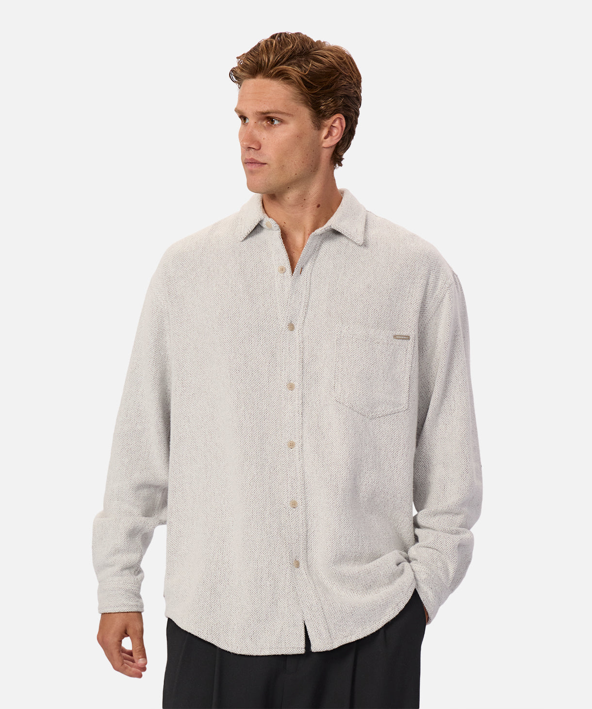 The Atacama Long Sleeve Shirt - Grey – Industrie AU