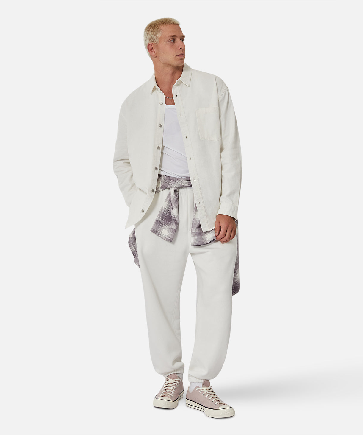 The Portland Long Sleeve Shirt - Chalk