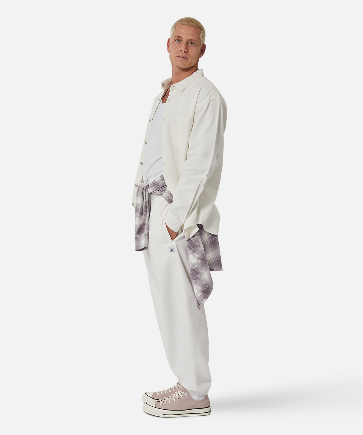 The Portland Long Sleeve Shirt - Chalk