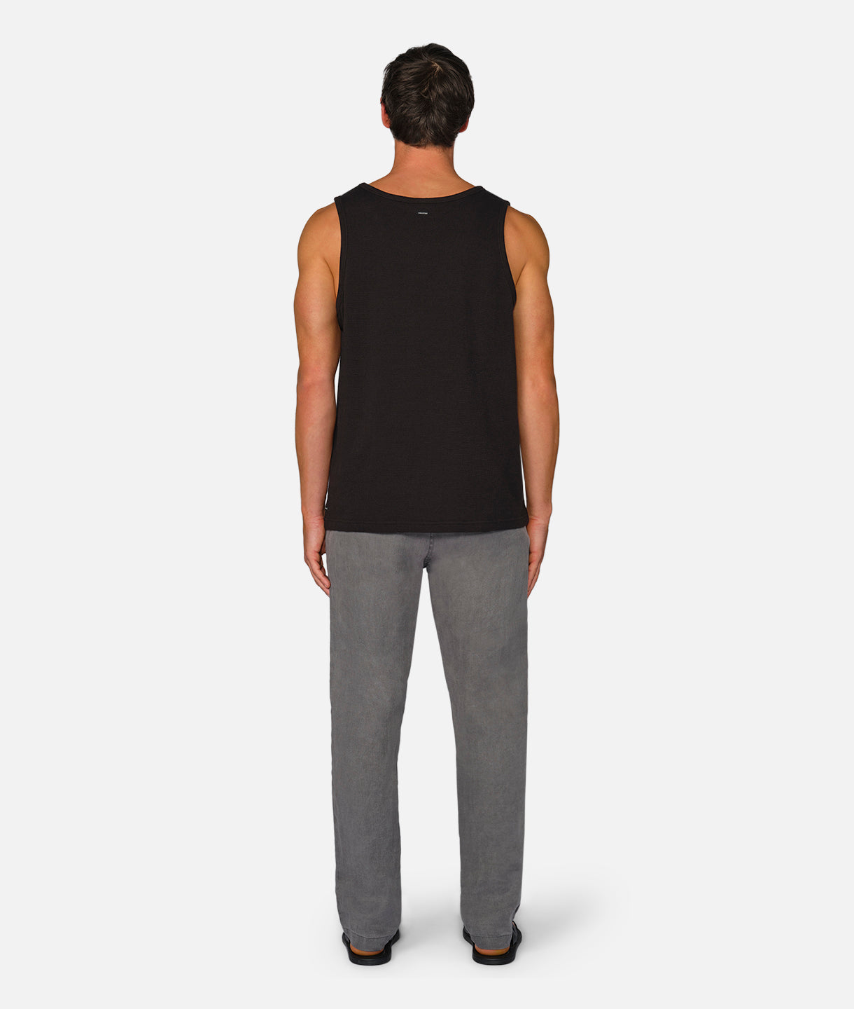 The Capri Linen Pant - Gunmetal