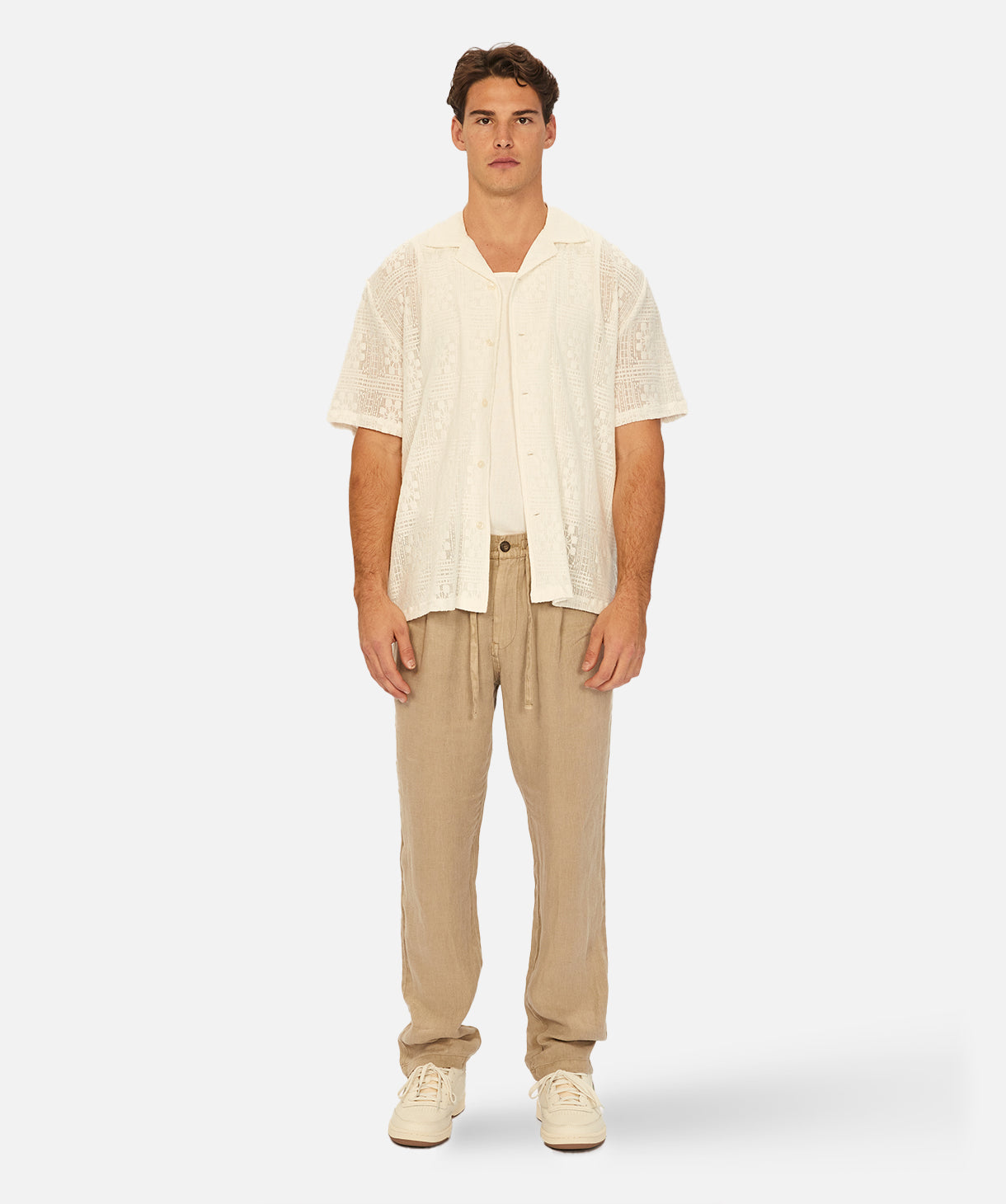 The Capri Linen Pant - OD Wheat