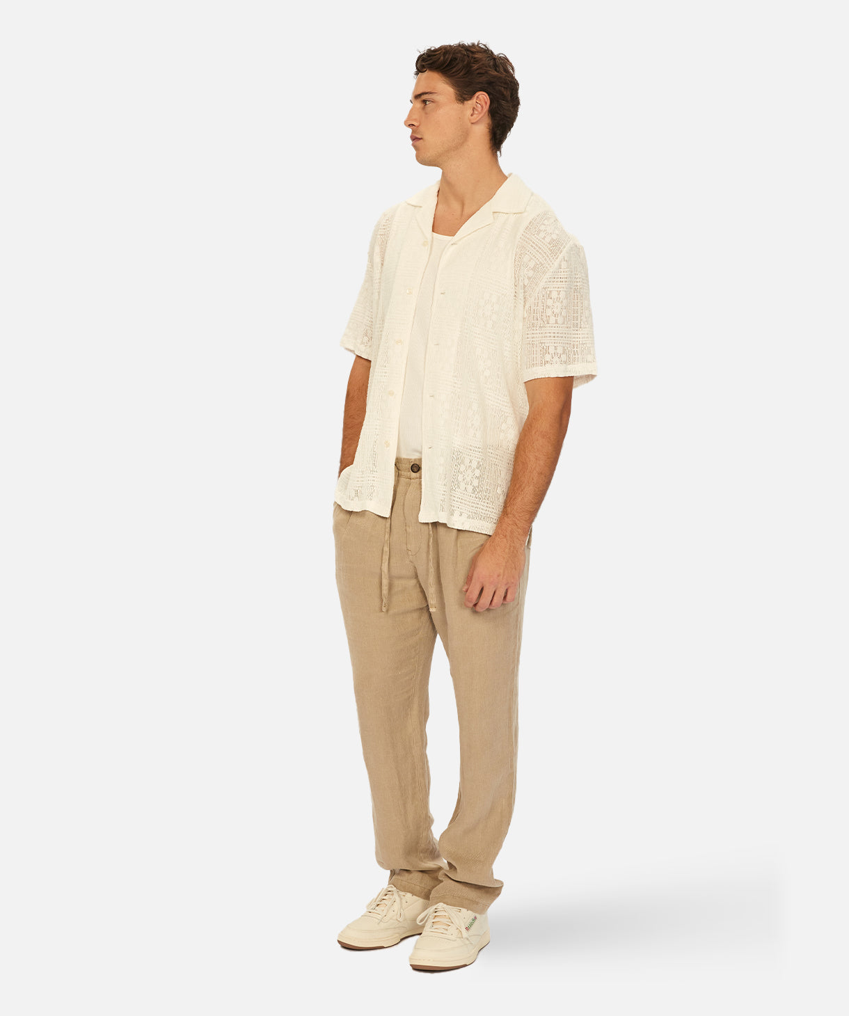 The Capri Linen Pant - OD Wheat