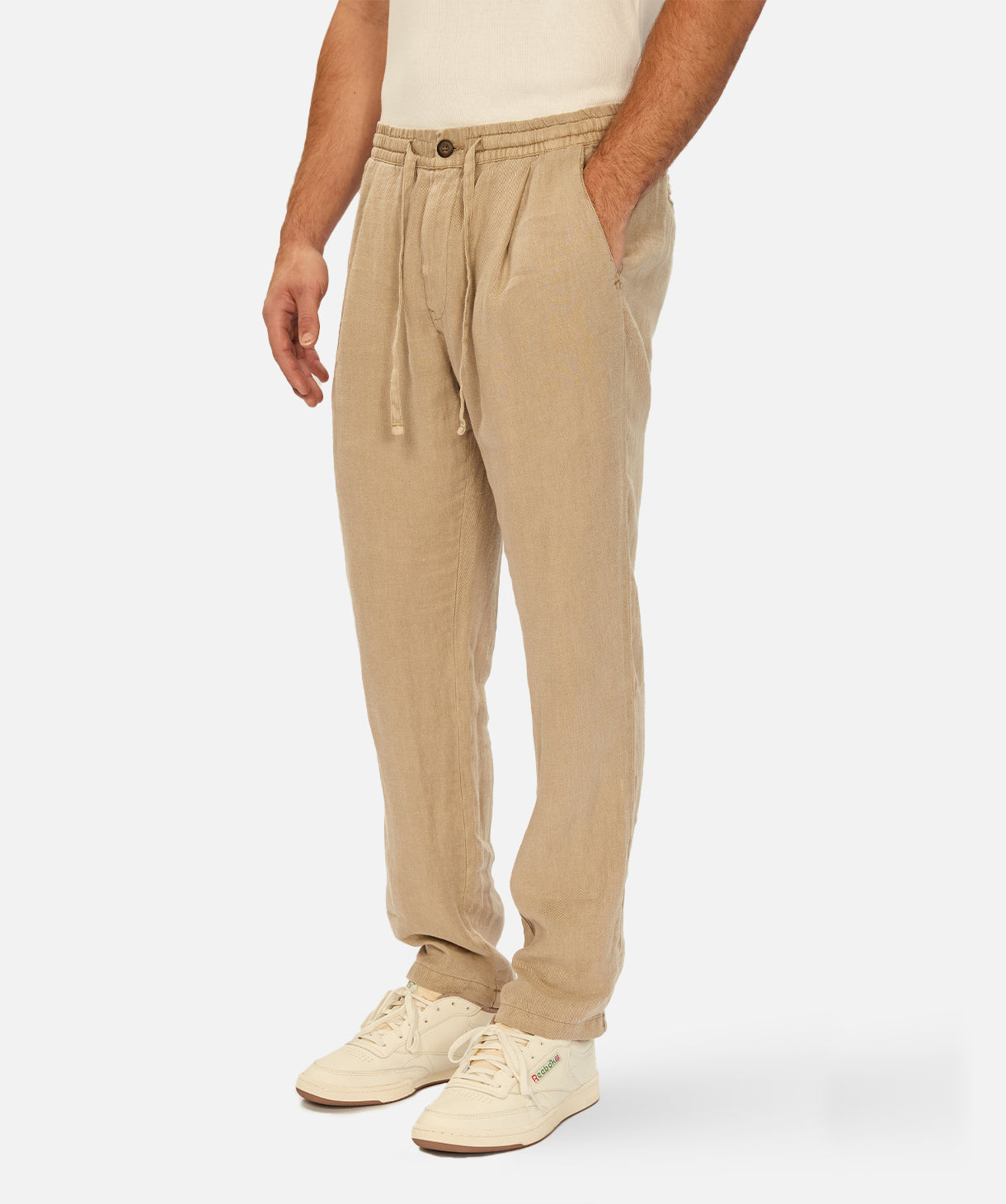 The Capri Linen Pant - OD Wheat