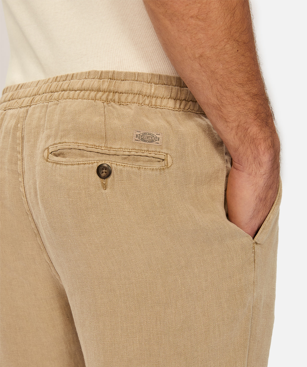 The Capri Linen Pant - OD Wheat