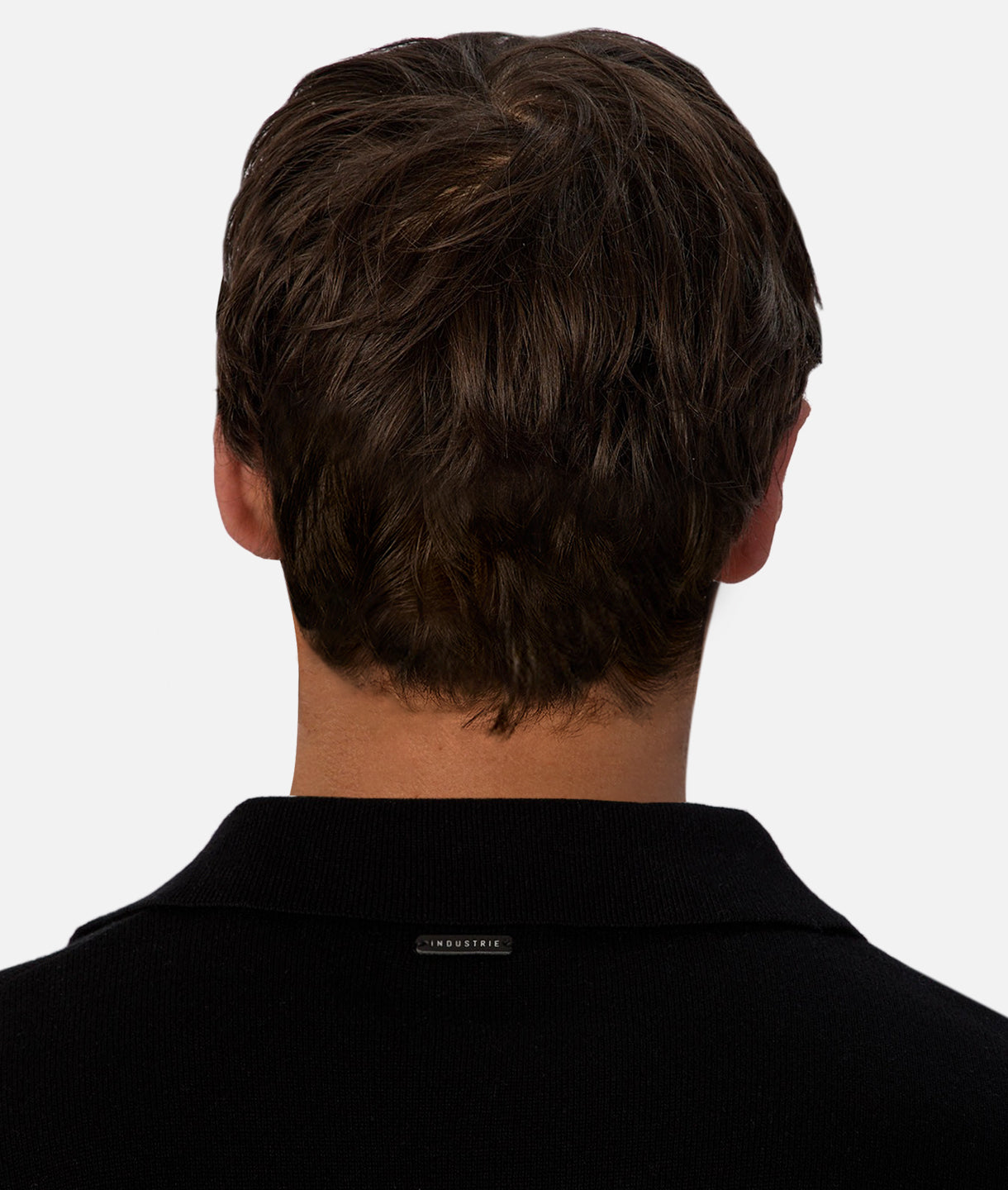 The Del Sur Knitted Polo - Black