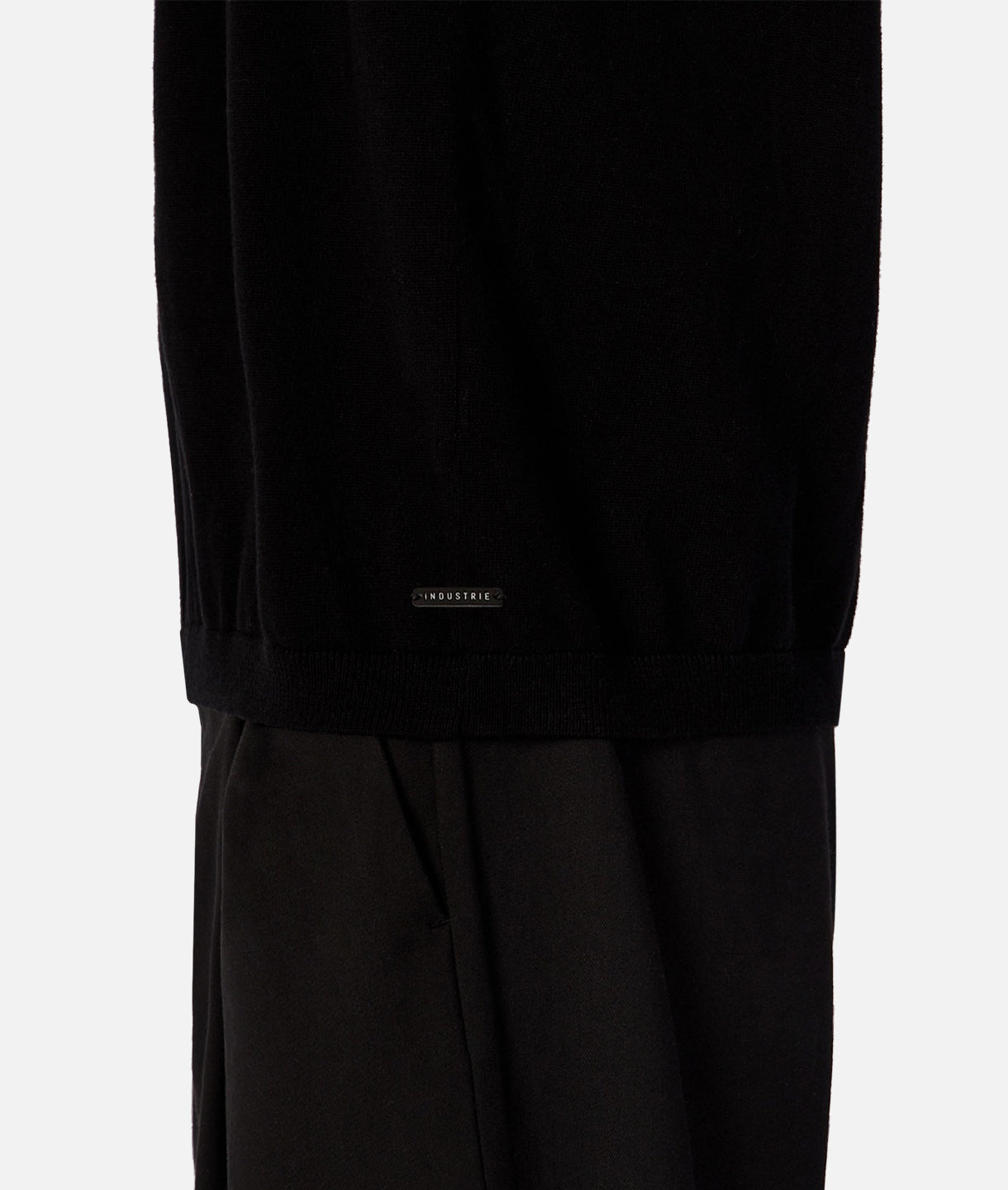 The Del Sur Knitted Polo - Black