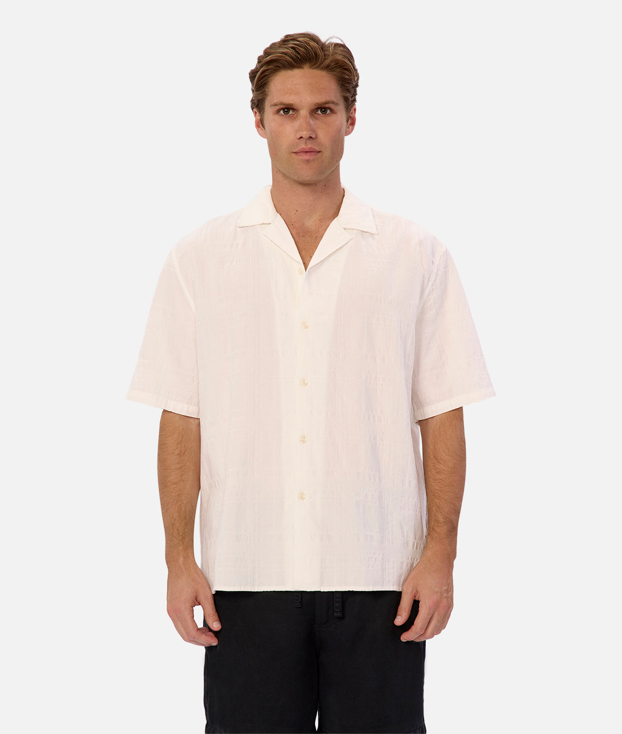 The Dixon Short Sleeve Shirt Off White – Industrie Clothing Pty Ltd