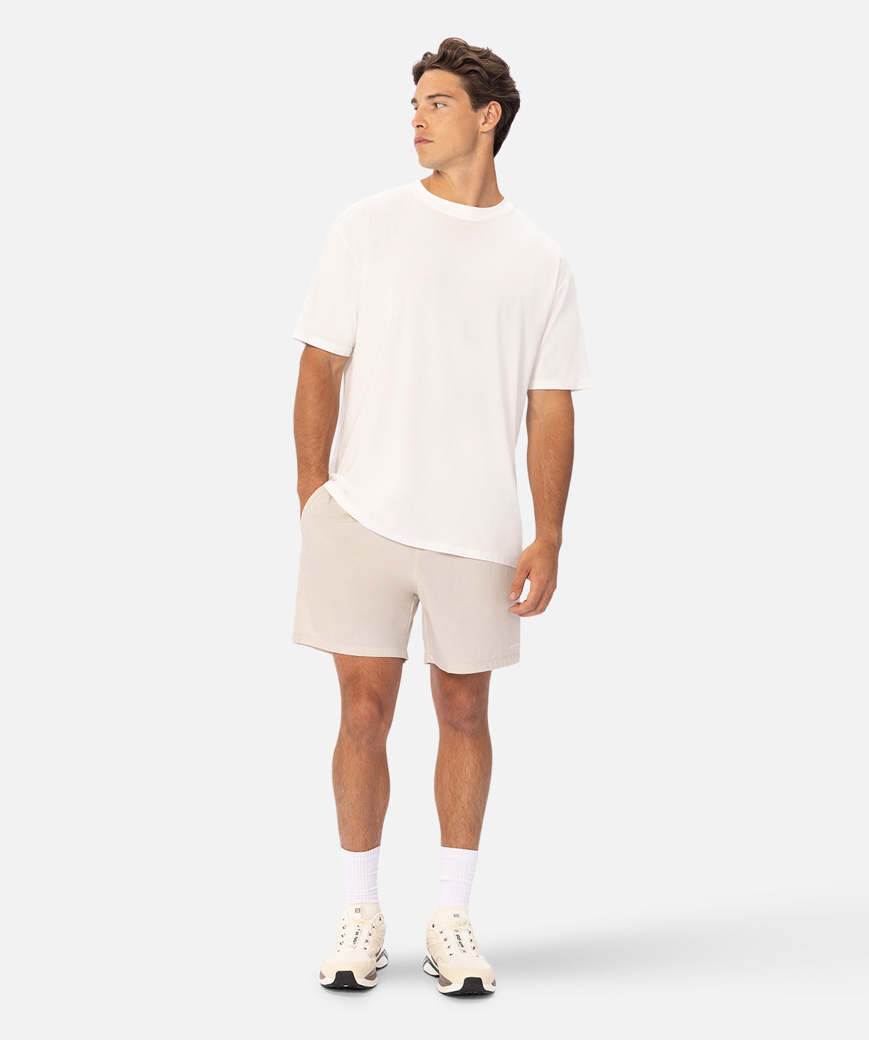 The Freeman Athletic Tee - Chalk
