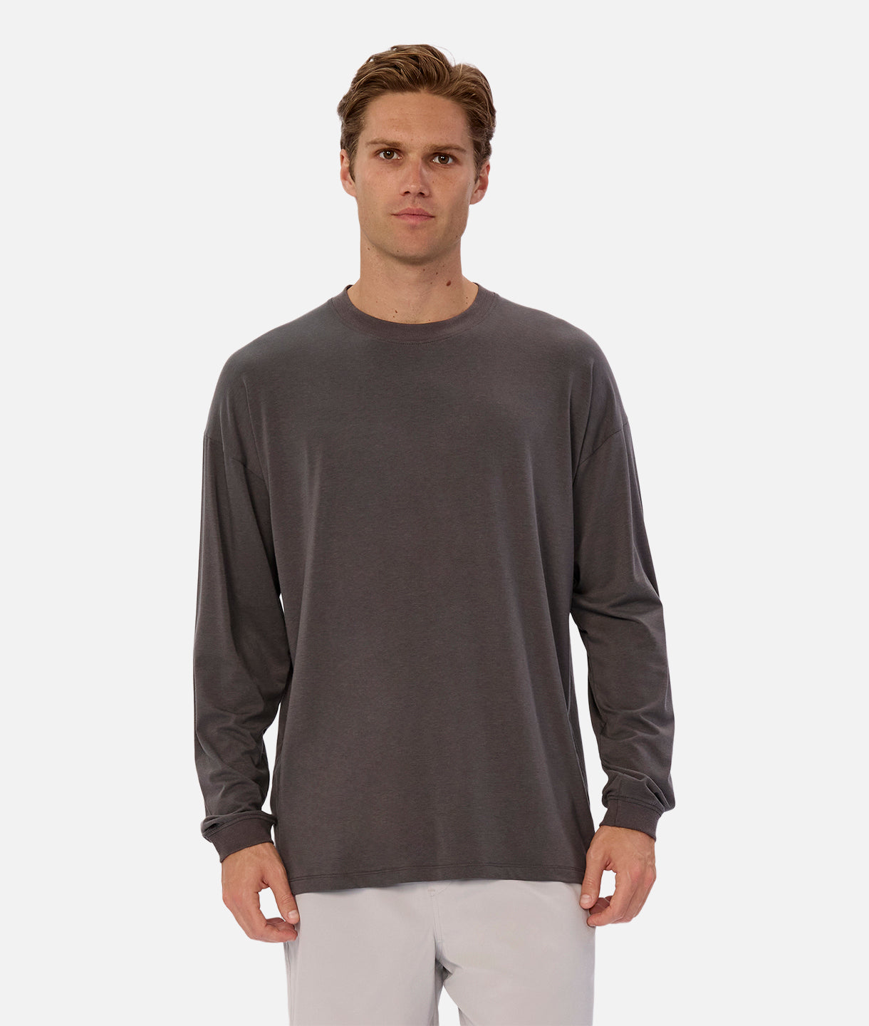 The Freeman Long Sleeve Tee - Onyx – Industrie AU