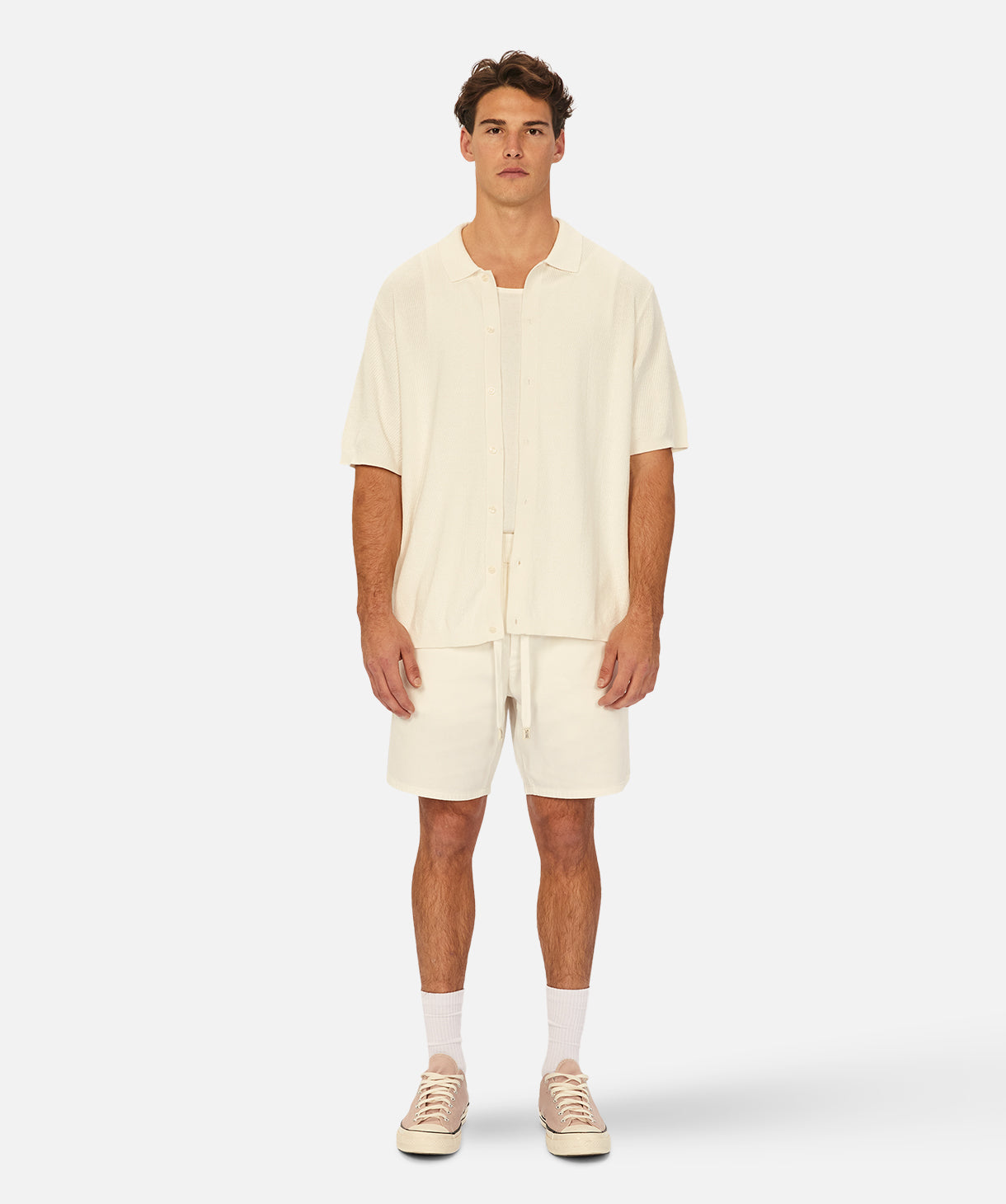 The Modena S/s Shirt Off White Industrie Clothing Pty Ltd