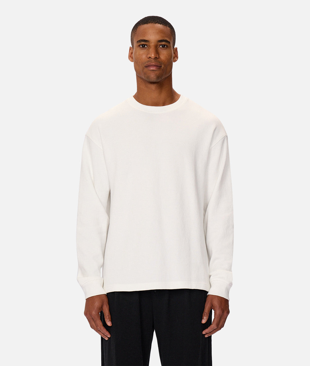 Crew Neck Soft Touch Sweater The Soft Touch Sweater Chalk