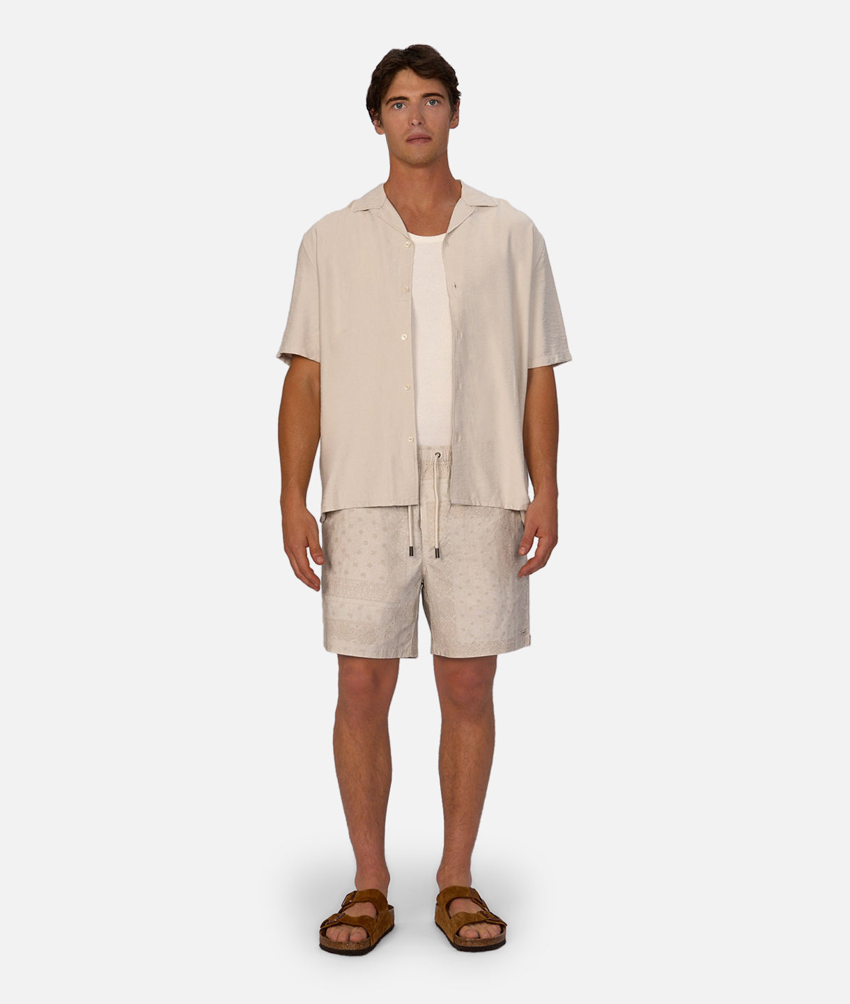 The Winona Swim Short - Sand Wheat