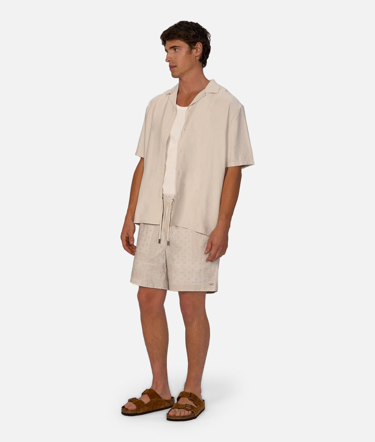 The Winona Swim Short - Sand Wheat