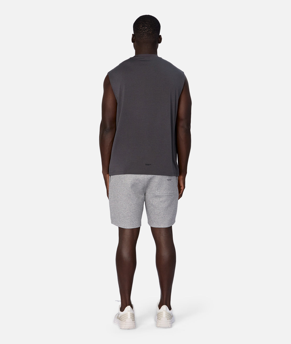 The Tech Track Short - Tech Marle Grey