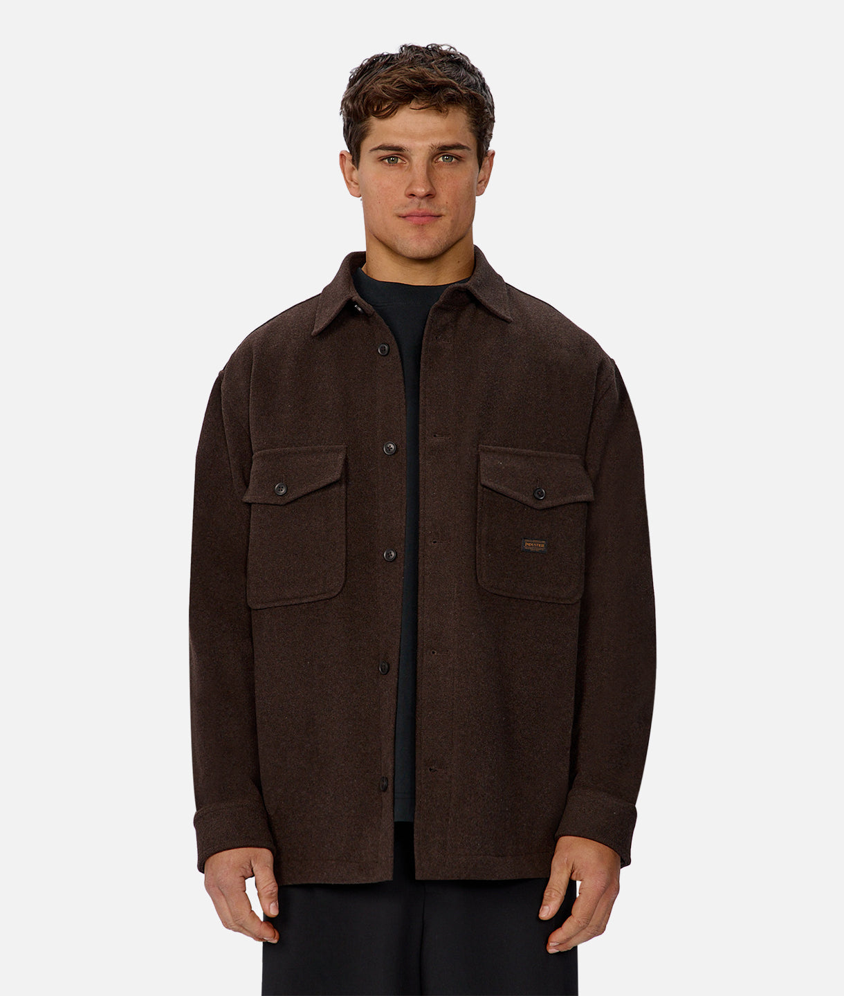 The New Coleman Wool Blend Jacket - Chocolate