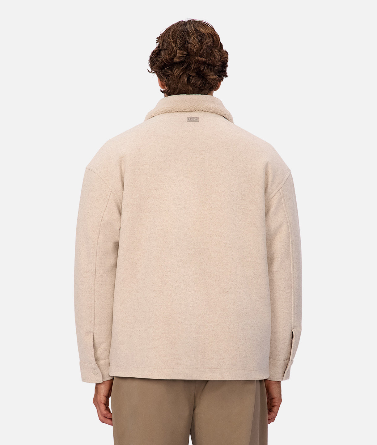 The Coleman Zip Sherpa Jacket - Oatmeal