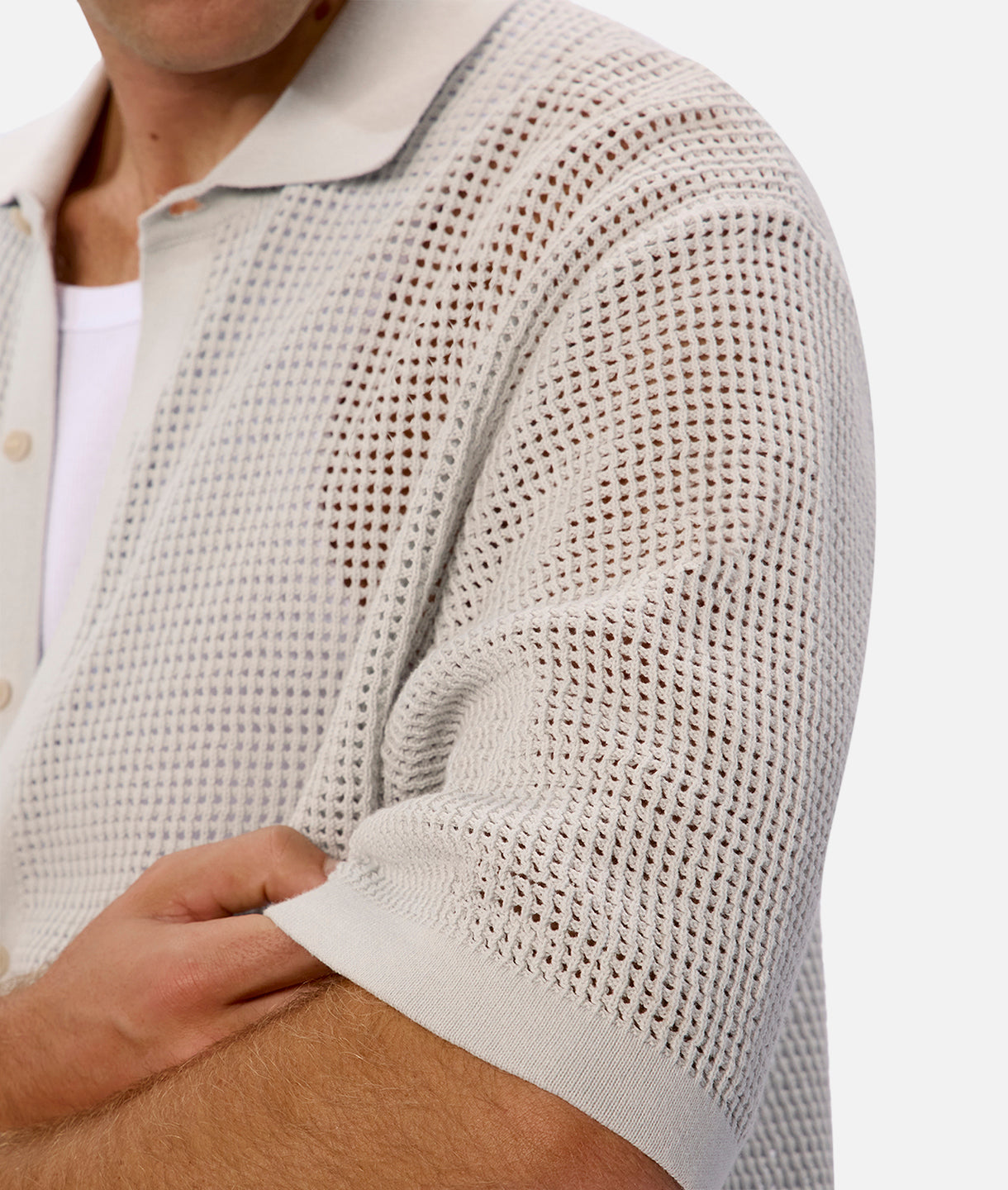 The Salvatore Short Sleeve Shirt - Arctic