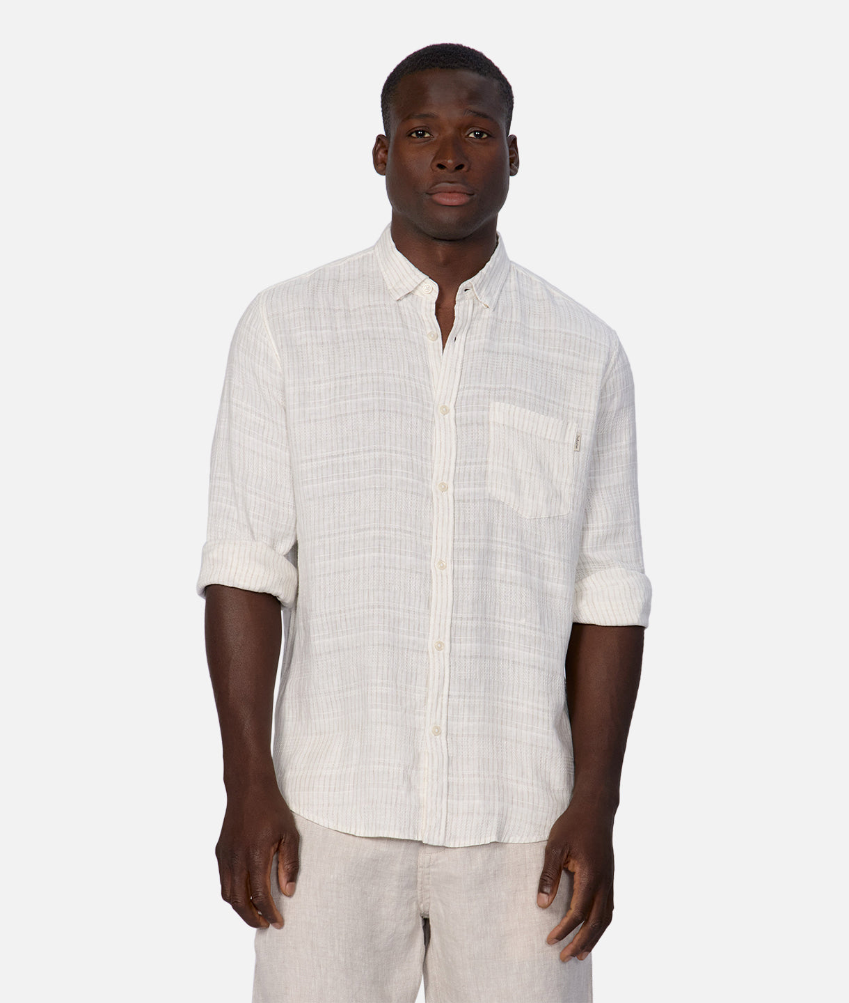 【H】neau linen tops cream linen tops (-cream-) – NEAU