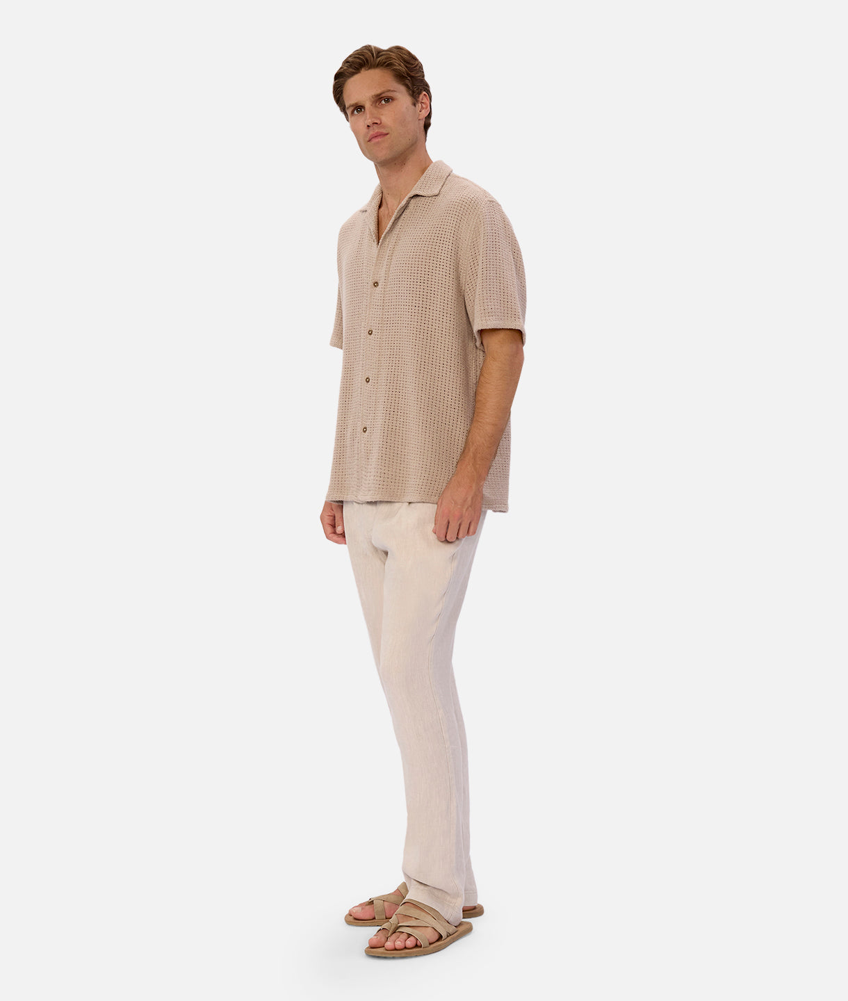 The New Capri Linen Pant - Kalamata