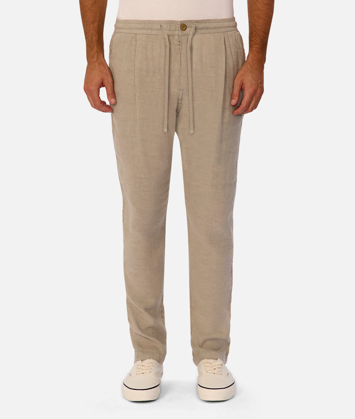 The New Capri Linen Pant - Light Army