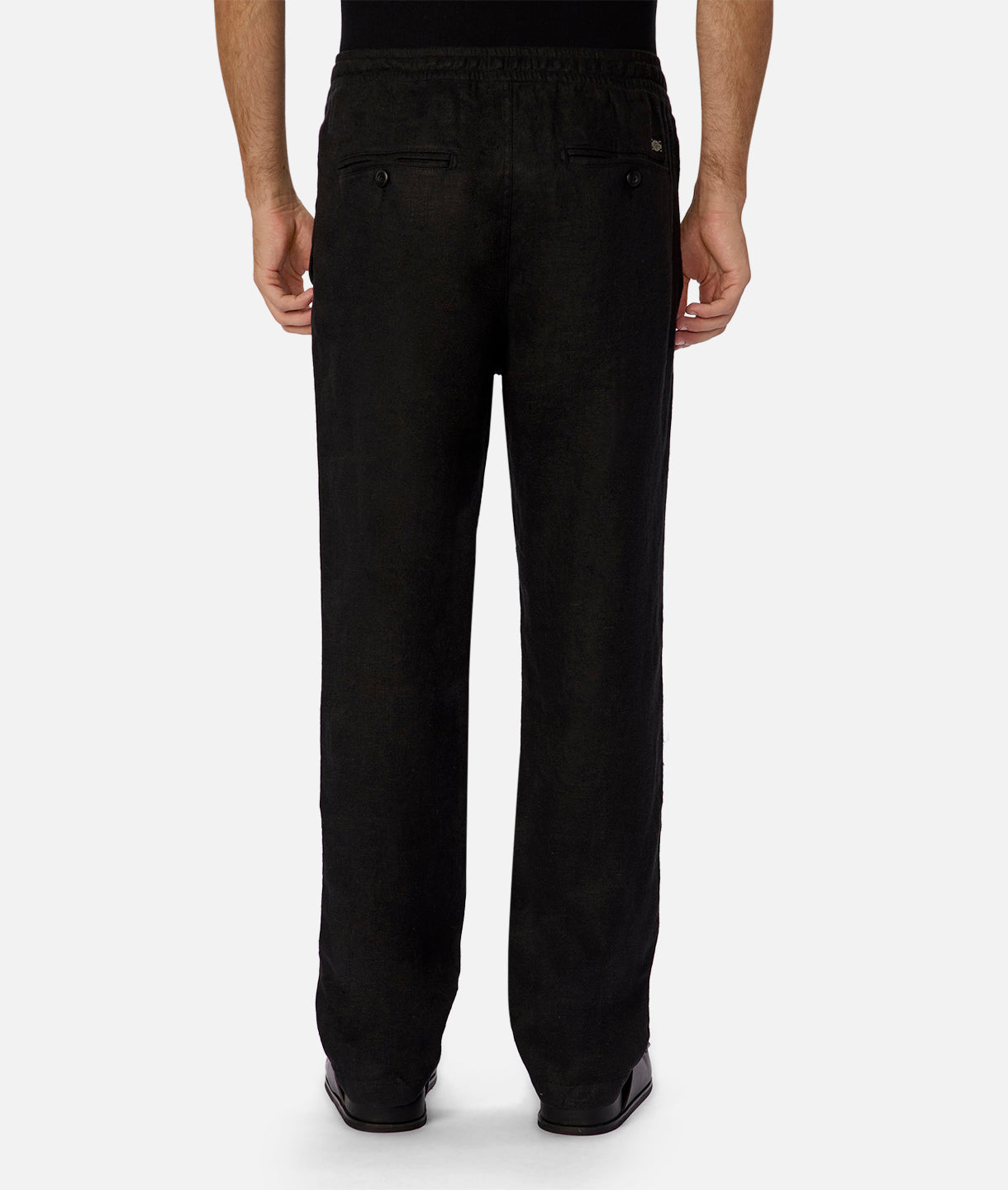 The New Capri Linen Pant - YD Black