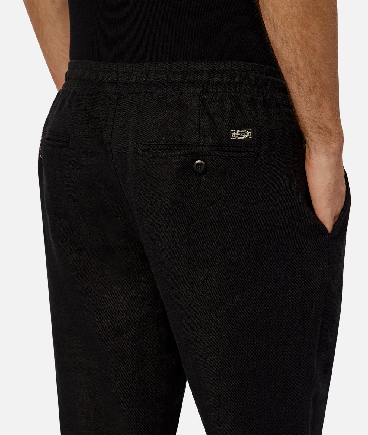 The New Capri Linen Pant - YD Black