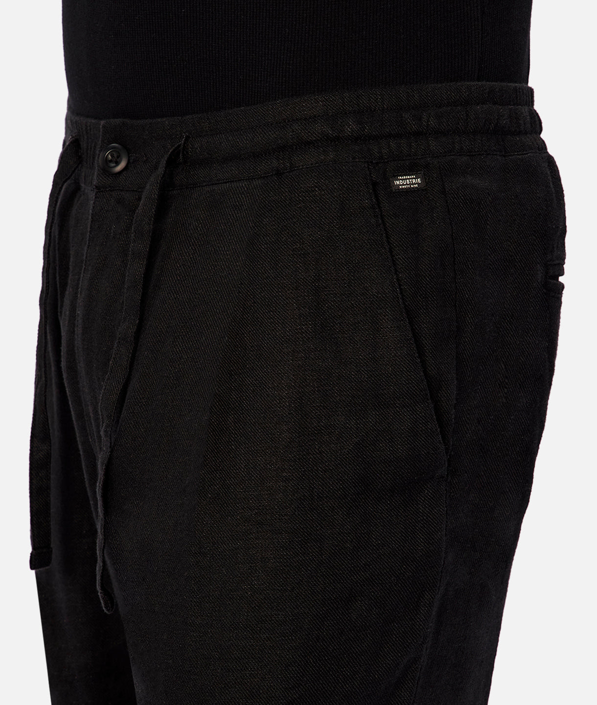 The New Capri Linen Pant - YD Black