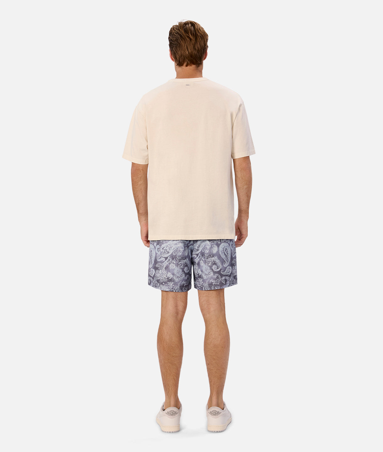 The Martino Swim Short - Navy/ Light Blue