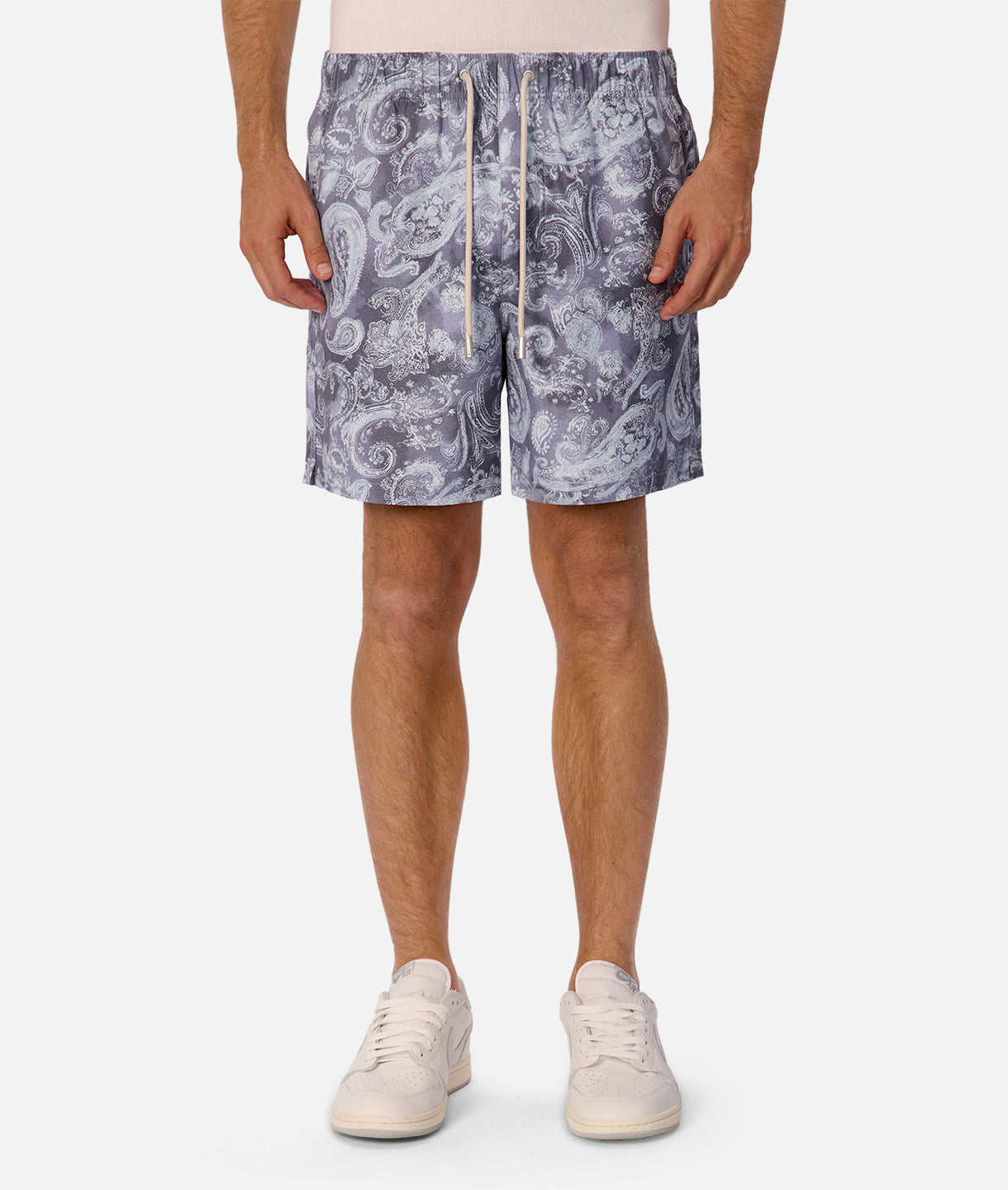 The Martino Swim Short - Navy/ Light Blue