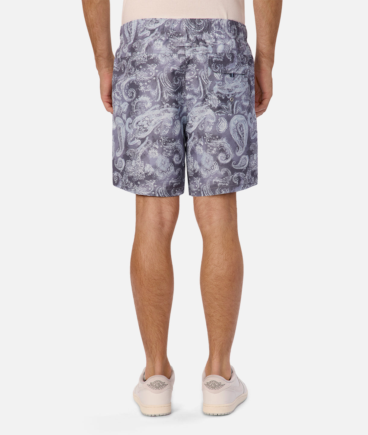 The Martino Swim Short - Navy/ Light Blue