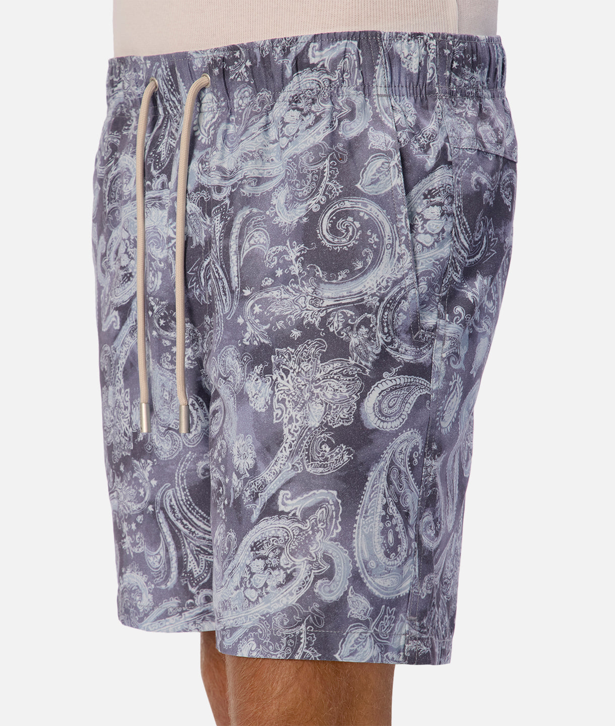 The Martino Swim Short - Navy/ Light Blue
