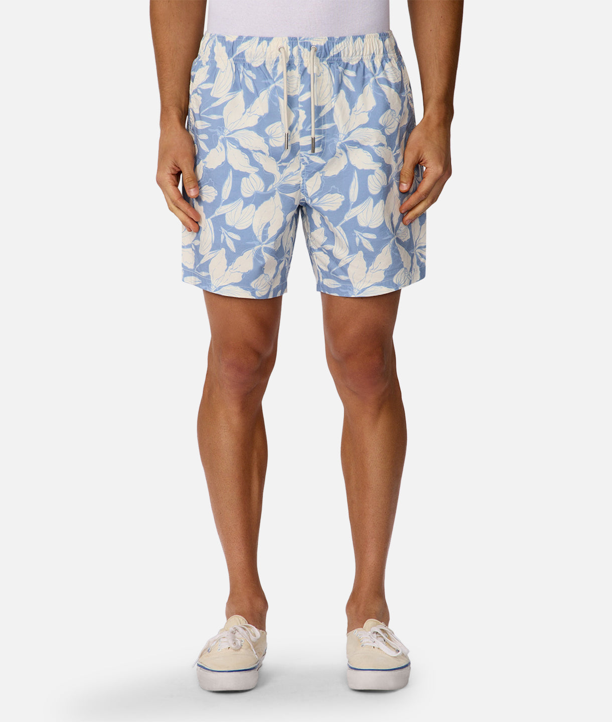 The Solinas Swim Short - Blue / Vanilla – Industrie AU