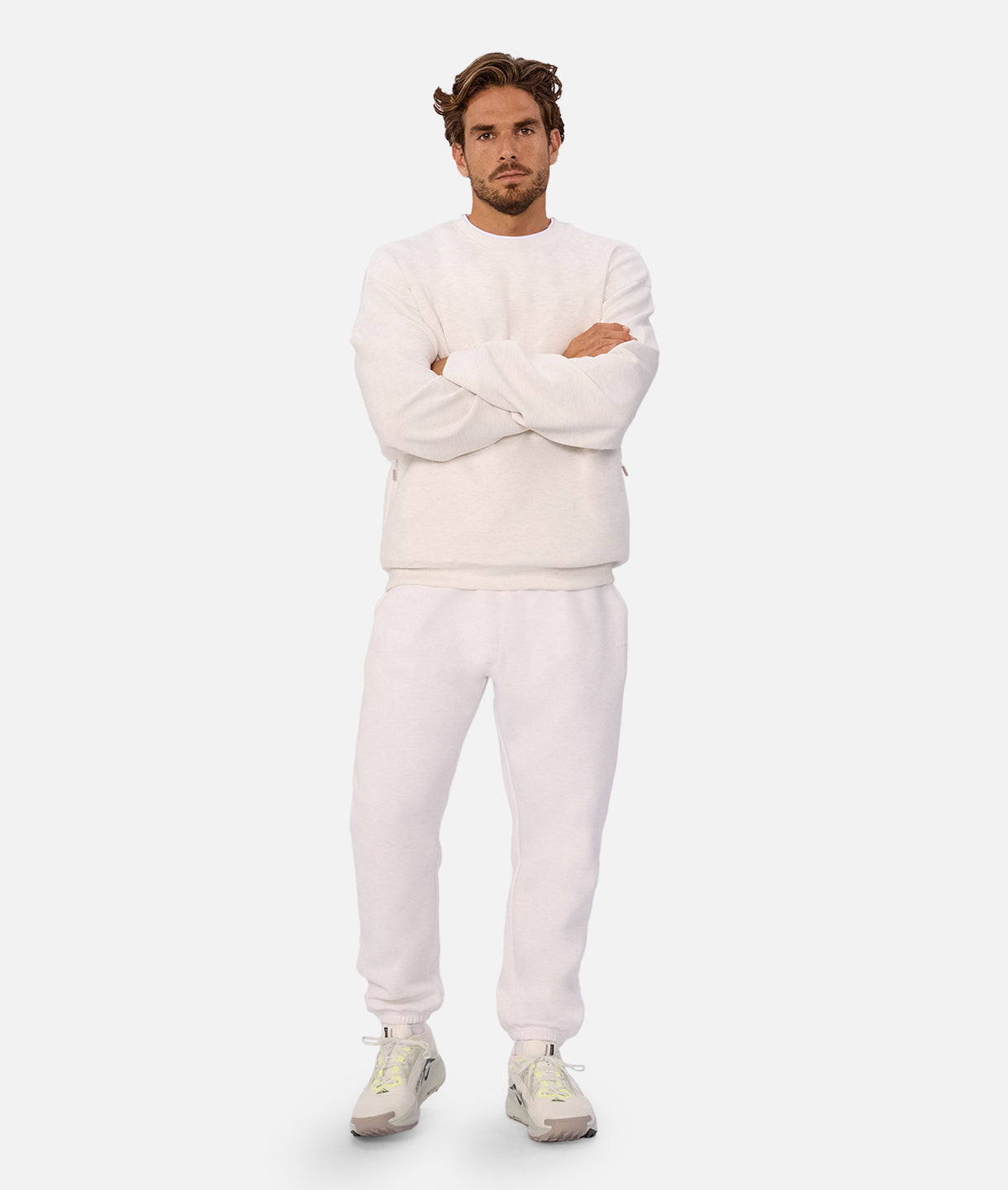 The Tech Del Sur Sweat - Ivory Marle