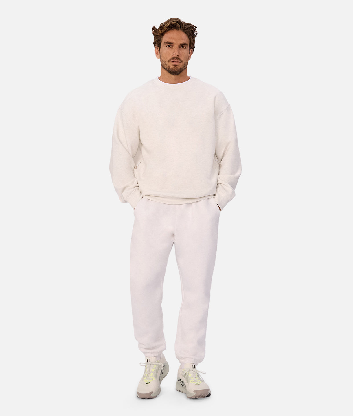 The Tech Del Sur Sweat - Ivory Marle