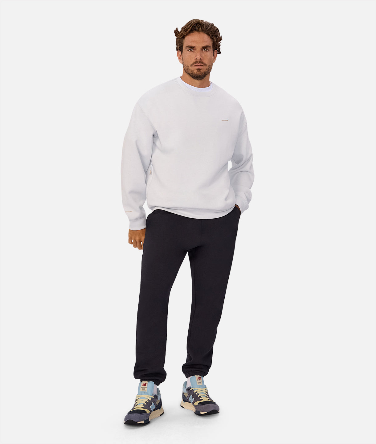 The Tech Del Sur Sweat - Silver Blue