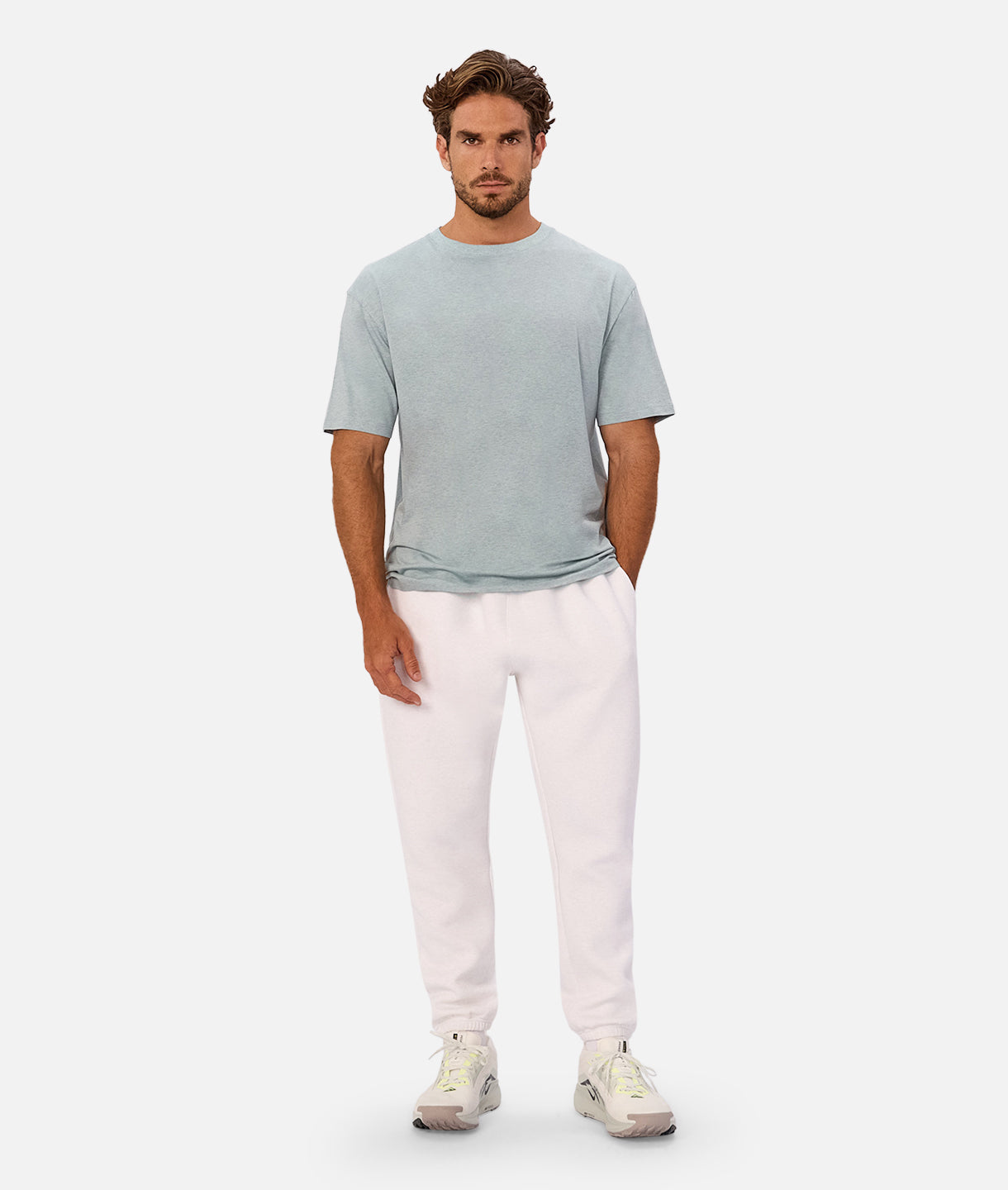 The Freeman Athletic Tee - Aegean Marle