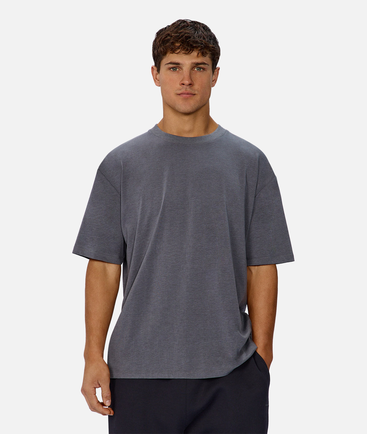 The Freeman Athletic Tee - Dark Teal Marle