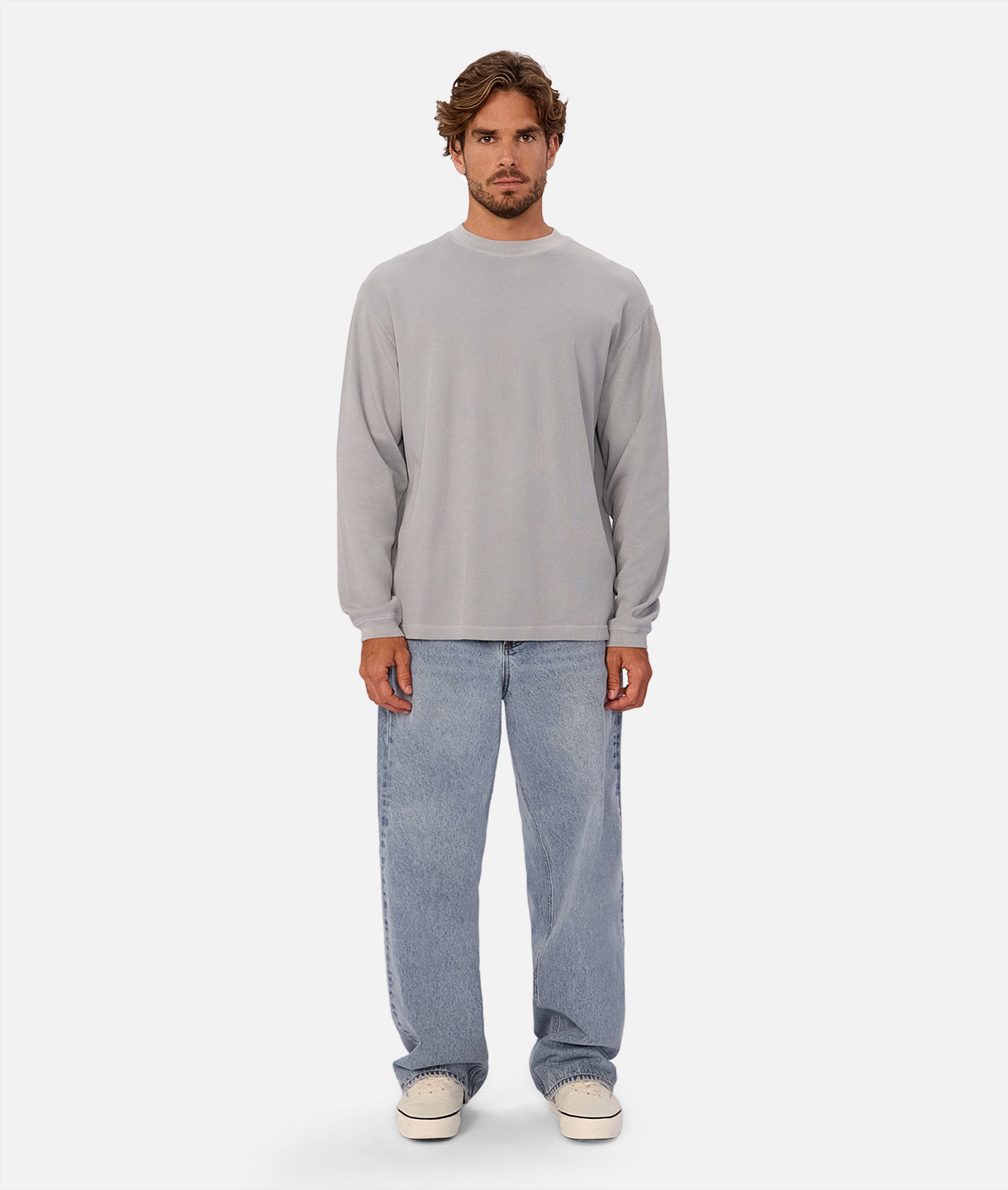 The Marlon Long Sleeve Tee - Airforce