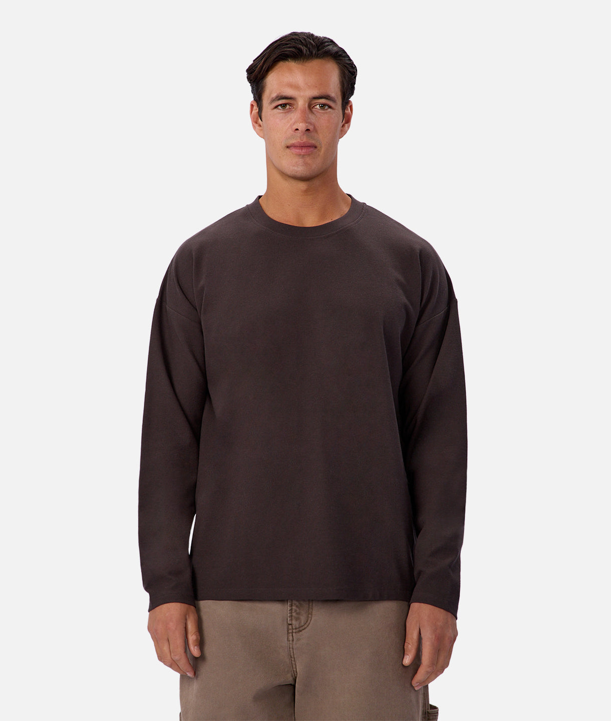 The Waffle Long Sleeve Tee - New Brown 26 – Industrie AU