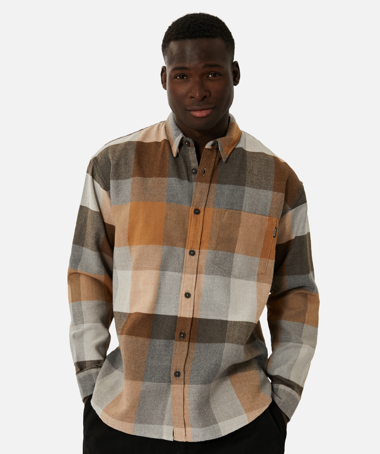 The Westbury Long Sleeve Shirt - Mustard Combo
