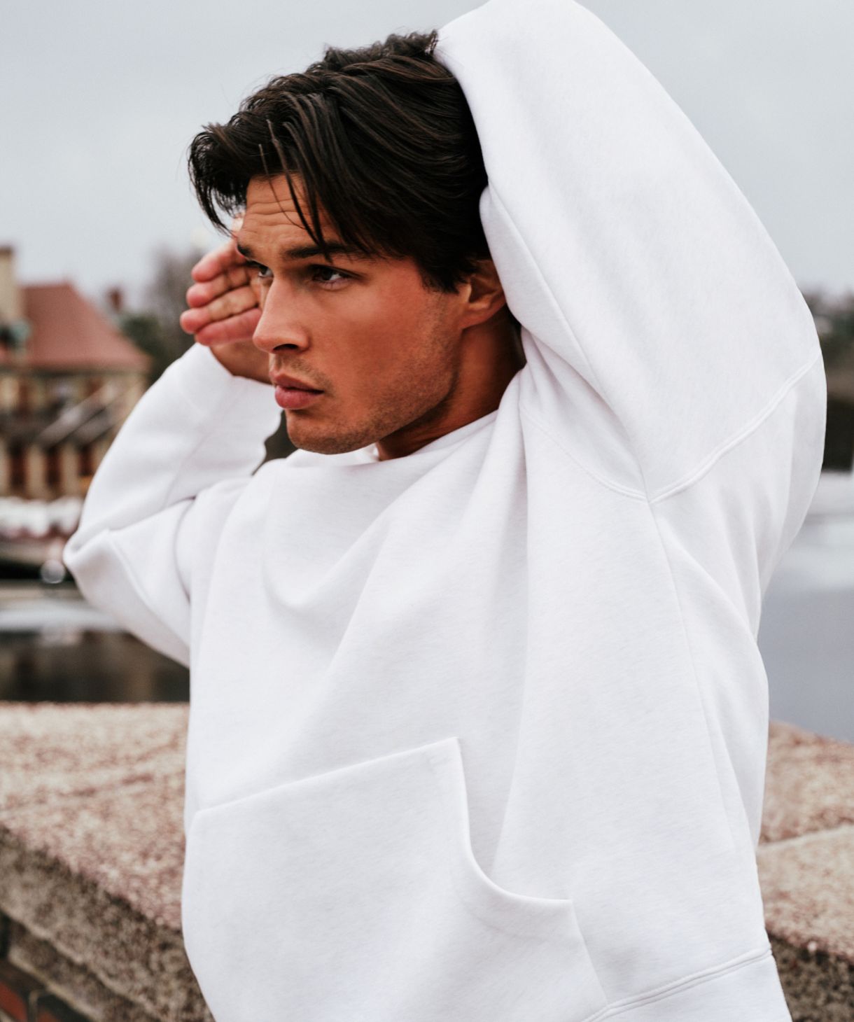 The Tech Del Sur Hoodie - Ivory Marle