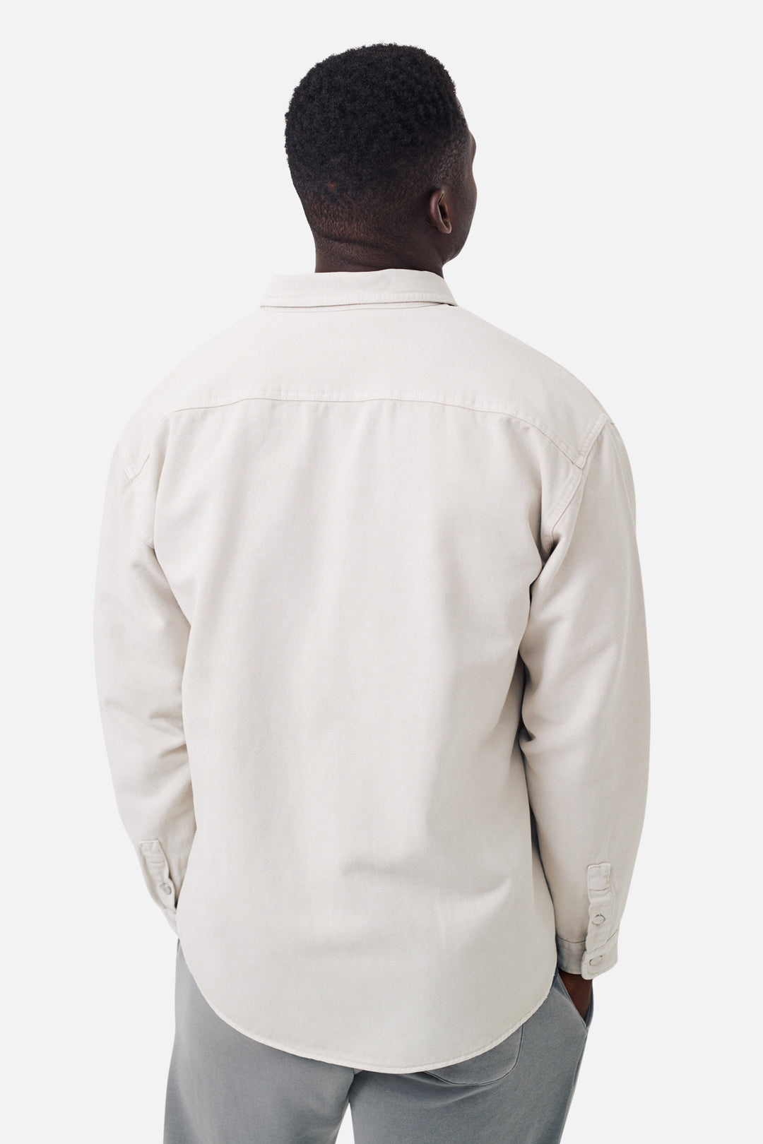 The Portland Long Sleeve Shirt - OD Stone